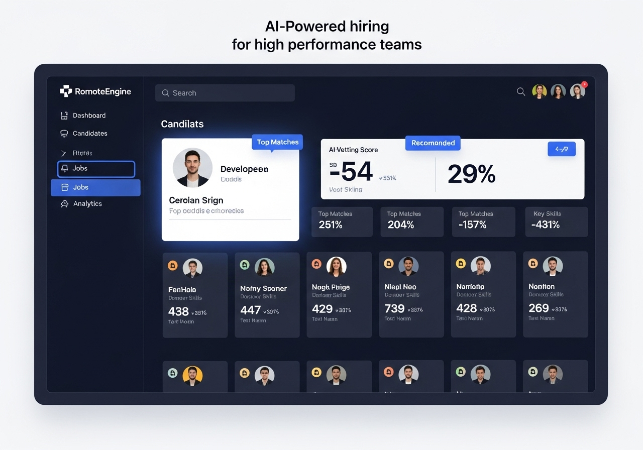RemoteEngine AI hiring platform