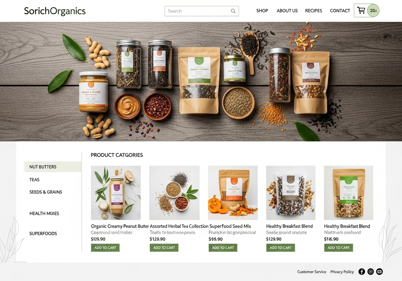 SorichOrganics organic foods