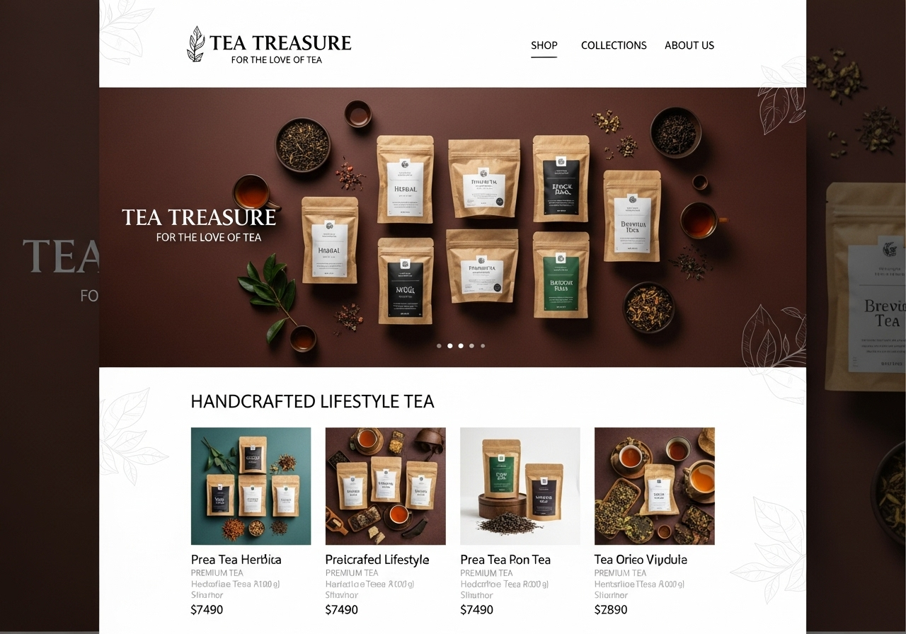 TeaTreasure tea e-commerce